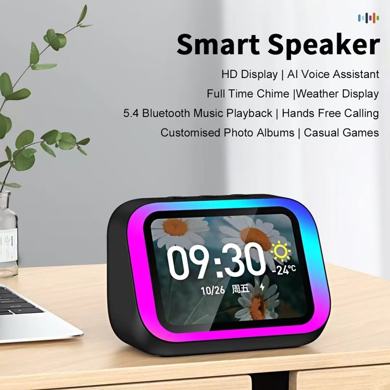 Electronics Home Gadgets - AI Voice Assistant Bluetooth Speaker With
