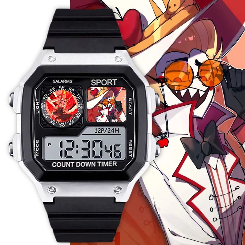 Electronic Gift - Hazbin Hotel Charlie Alastor Lucifer Square