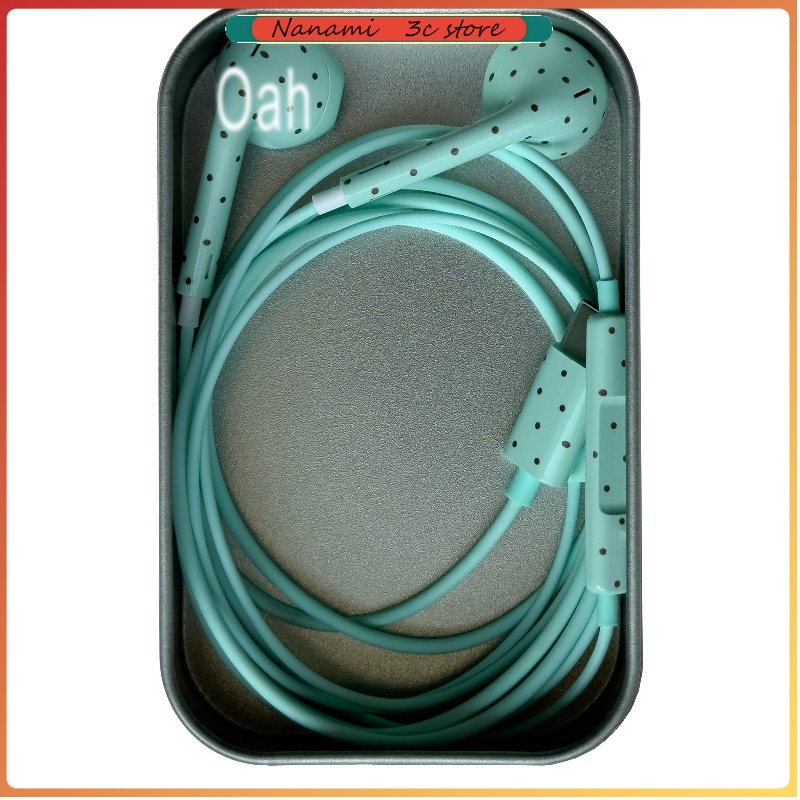Electronic Gift - Oah Polka Dot Wired Earphones ABS