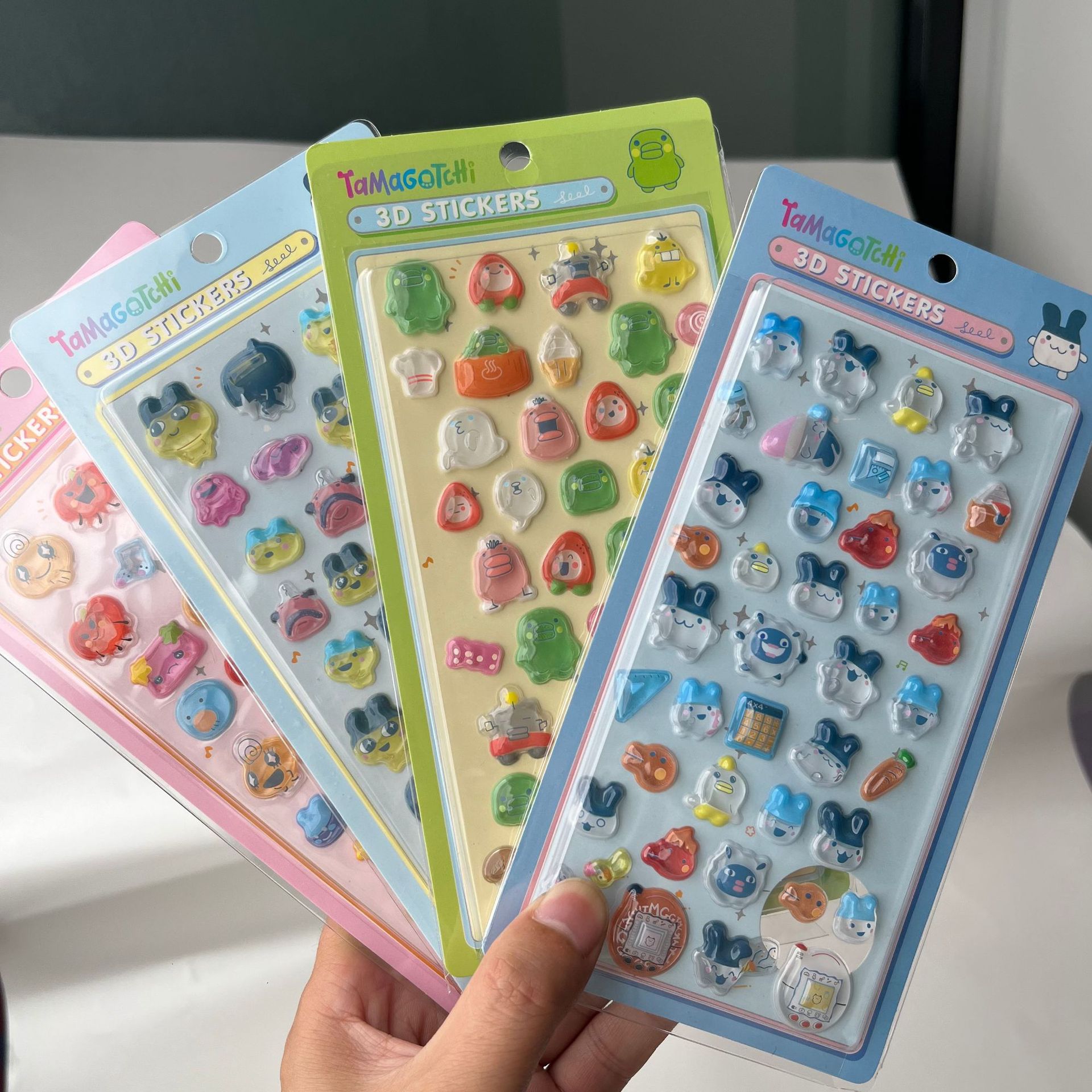 Electronic Gift - Cute Tamagotchi 3D Puffy Stickers Retro
