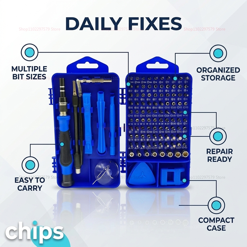115 in 1 Multifunctional Screw - đánh giá và giá Electronics Home Gadgets