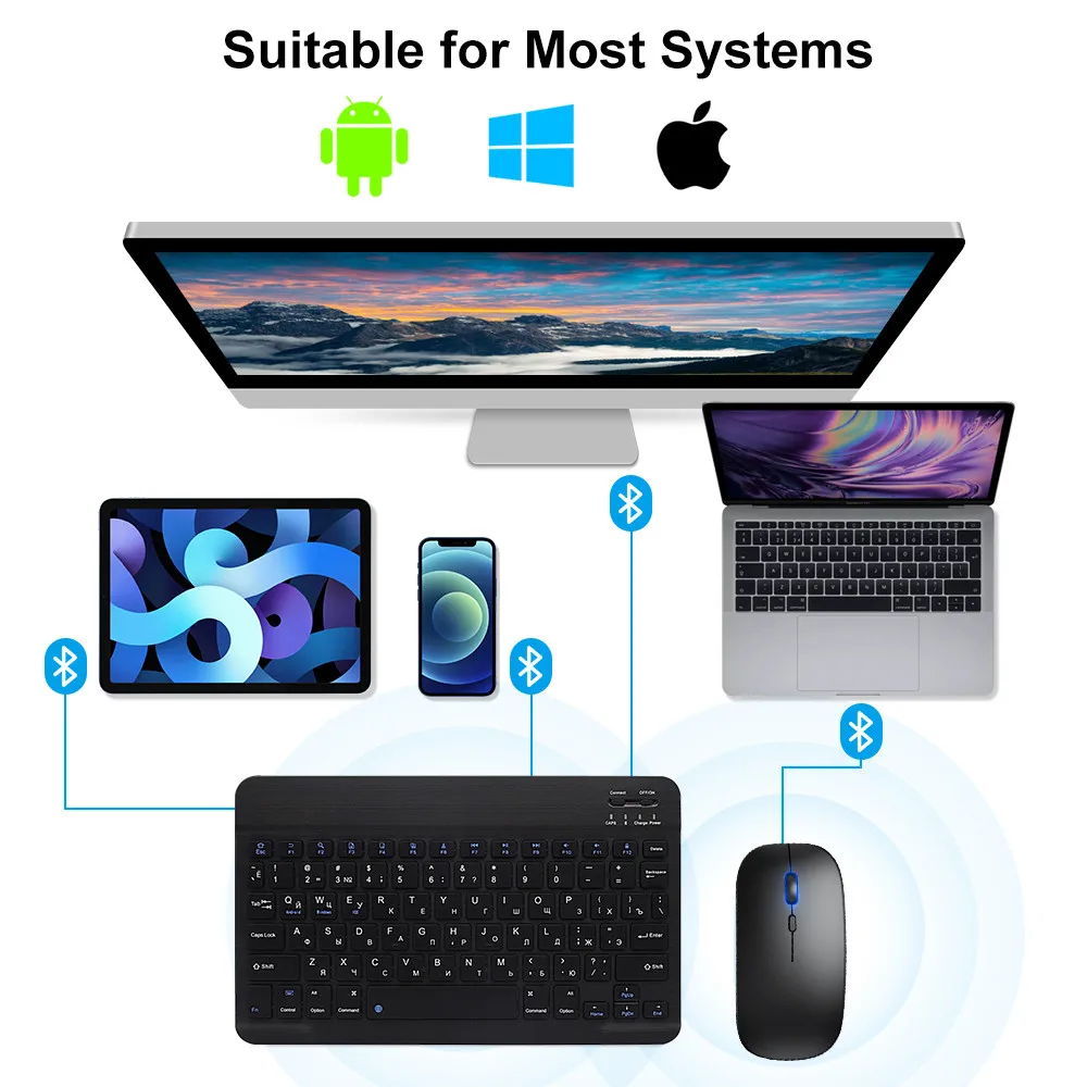 New 2025 Bluetooth Wireless Ke - đánh giá và giá Wireless Keyboard Mini
