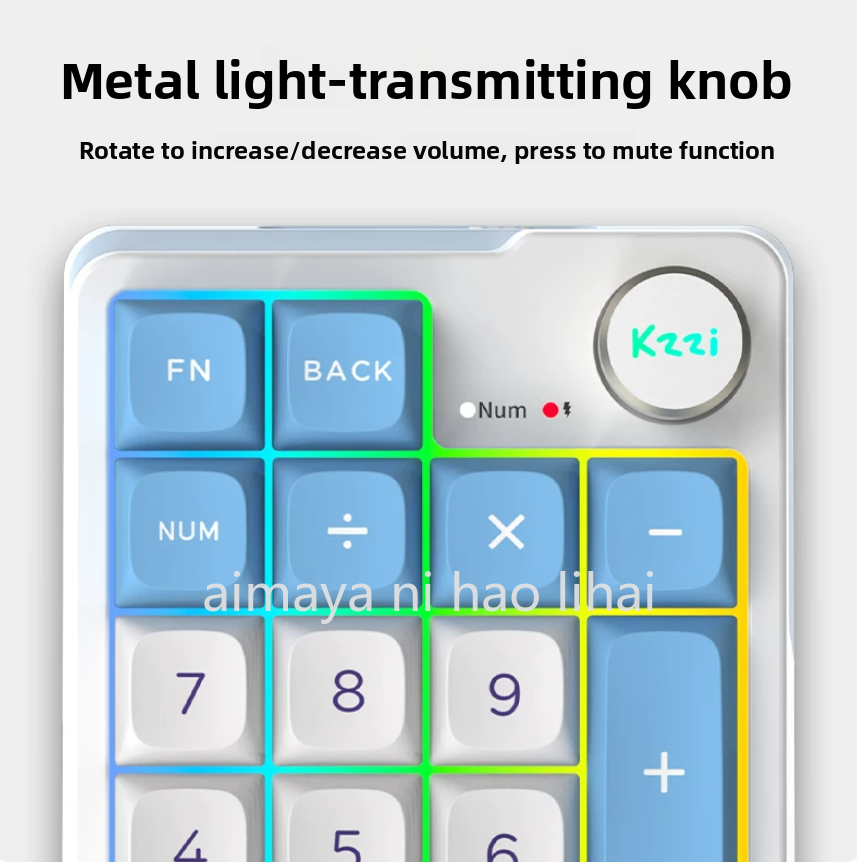 Kzzi K20 Mini Keypad Three Mod - đánh giá và giá Wireless Keyboard Mini