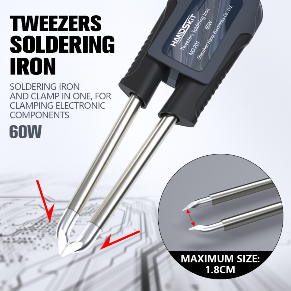 T12 Soldering Tweezer Handle – - đánh giá và giá Useful Electronic Gadgets