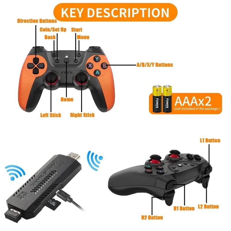 X2 Ultra Pro Retro Game Stick  - đánh giá và giá Retro Game Controller Usb