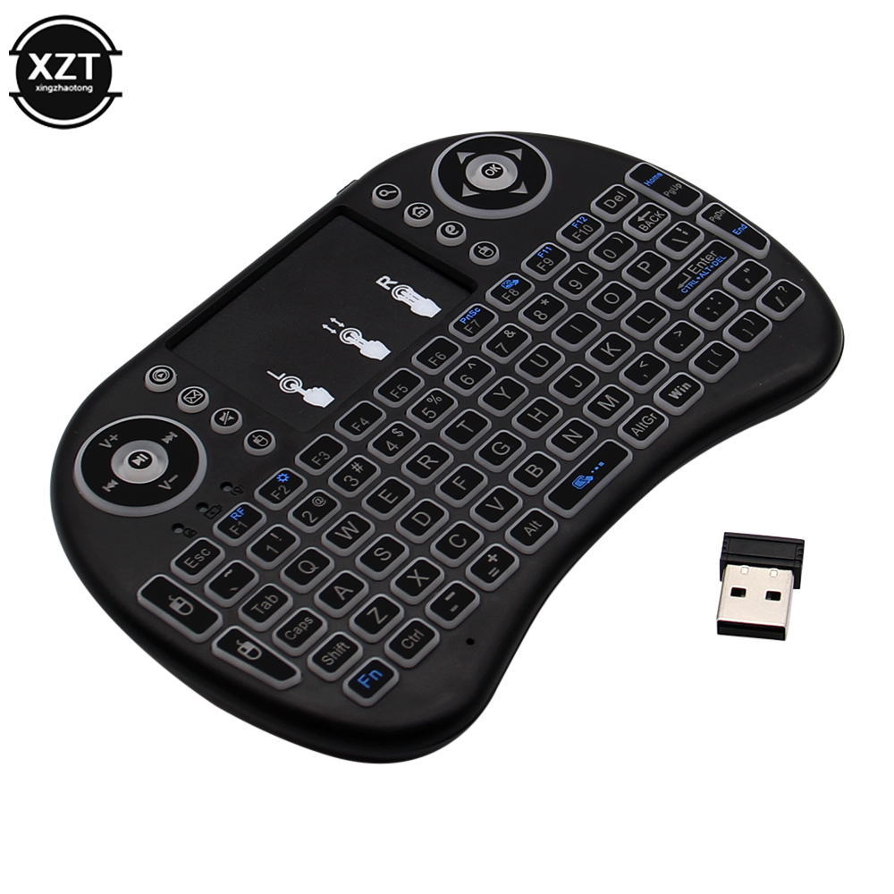 Backlit English Russian French - đánh giá và giá Wireless Keyboard Mini
