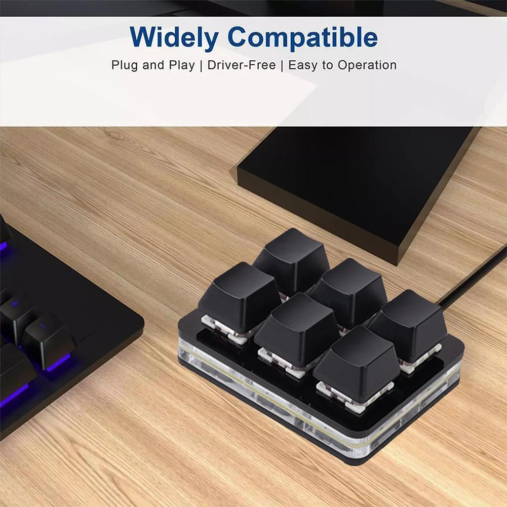Mini 6 Keys Keyboard Bluetooth - đánh giá và giá Wireless Keyboard Mini