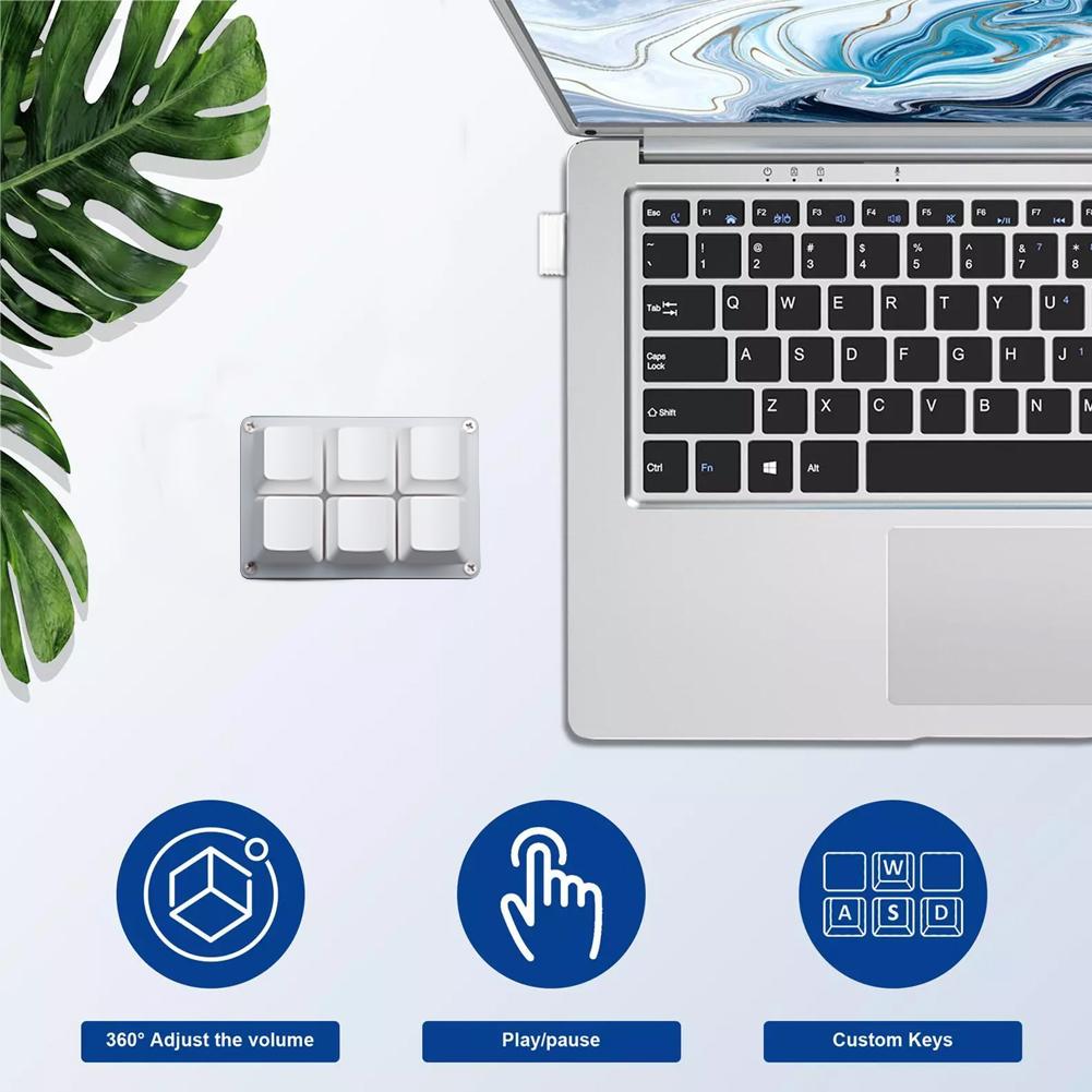 Mini 6 Keys Keyboard Bluetooth - đánh giá và giá Wireless Keyboard Mini