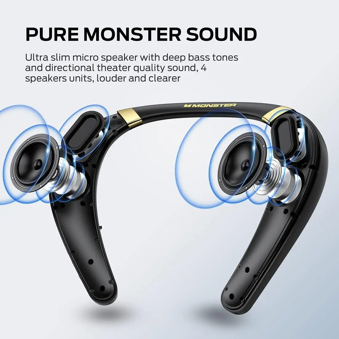 New Monster Boomerang Neck Ban - đánh giá và giá Bluetooth Speaker Waterproof