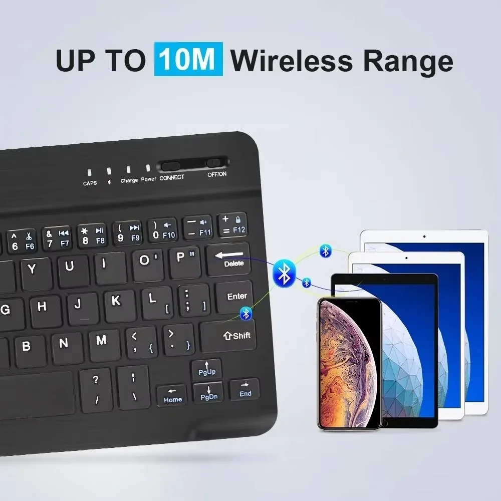 Bluetooth Keyboard for iPad 10 - đánh giá và giá Wireless Keyboard Mini