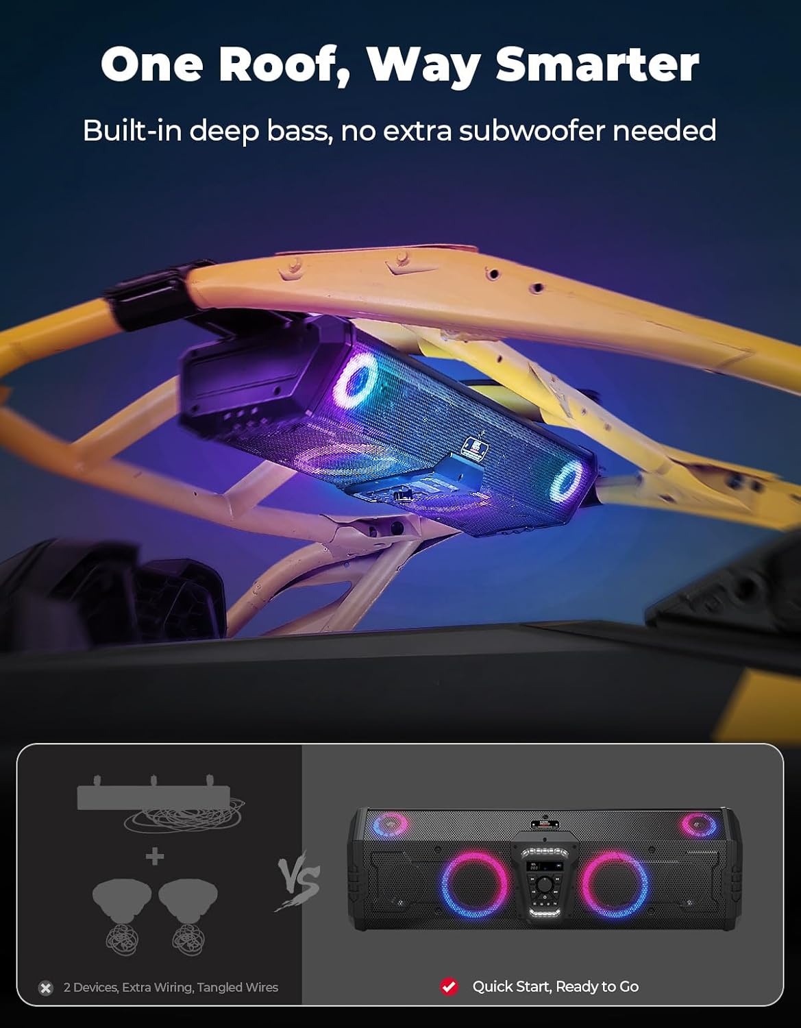 KEMIMOTO UTV 800w Deep Bass Bl - đánh giá và giá Bluetooth Speaker Waterproof