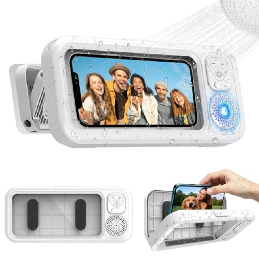 Shower Phone Holder Waterproof - đánh giá và giá Bluetooth Speaker Waterproof