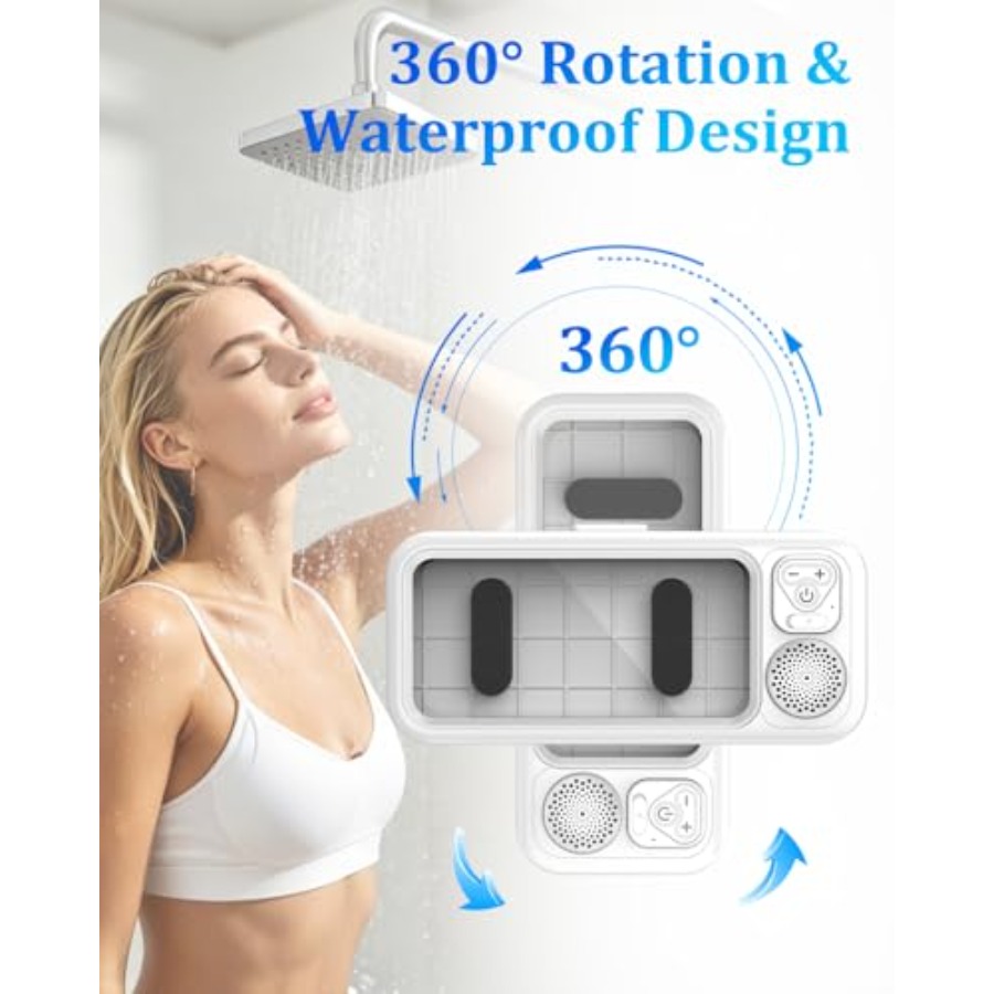 Shower Phone Holder Waterproof - đánh giá và giá Bluetooth Speaker Waterproof