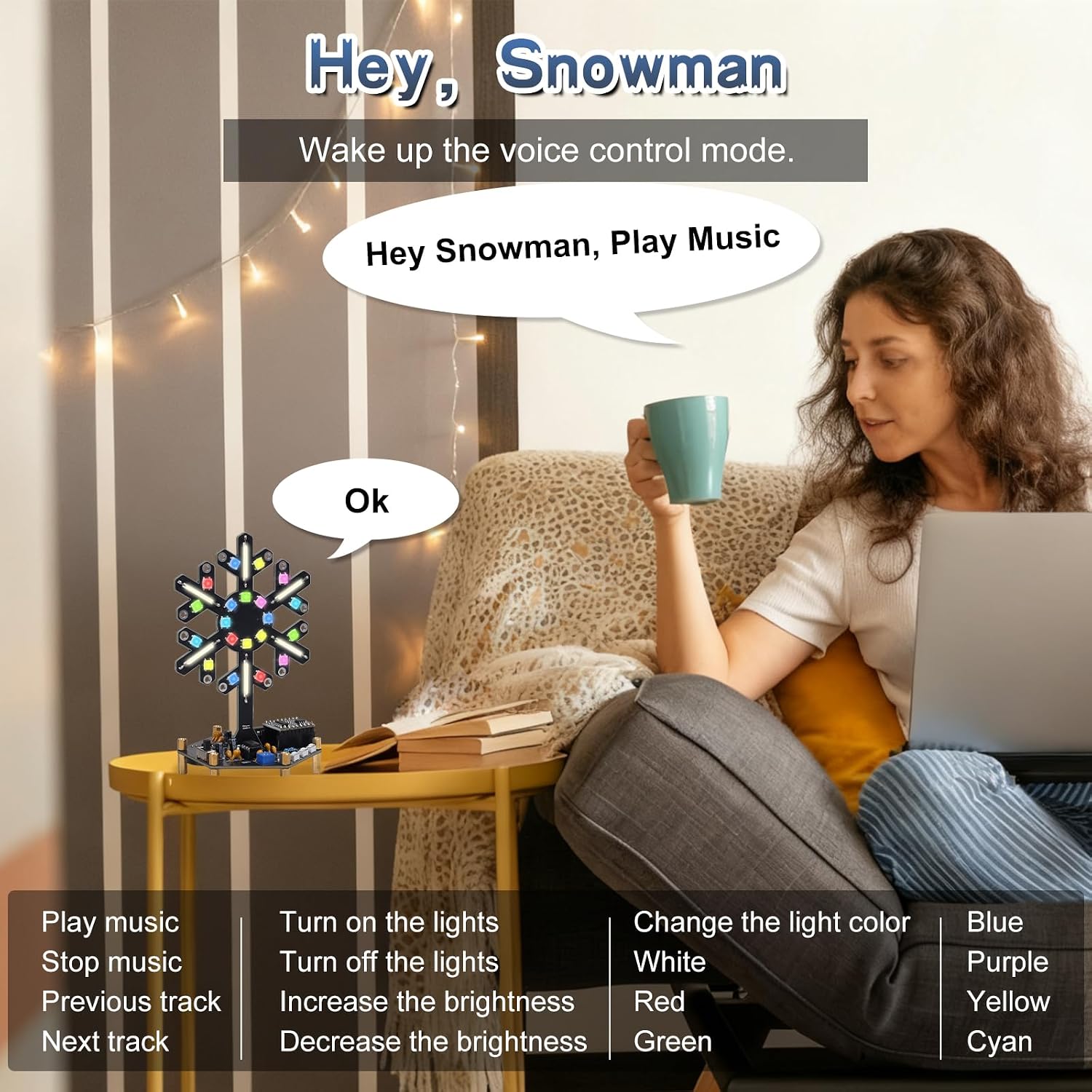 Voice Control Spectrum Light S - đánh giá và giá Electronics Home Gadgets