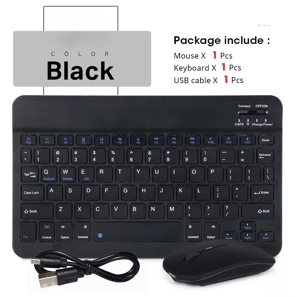 Hebrew Bluetooth Keyboard 10in - đánh giá và giá Wireless Keyboard Mini