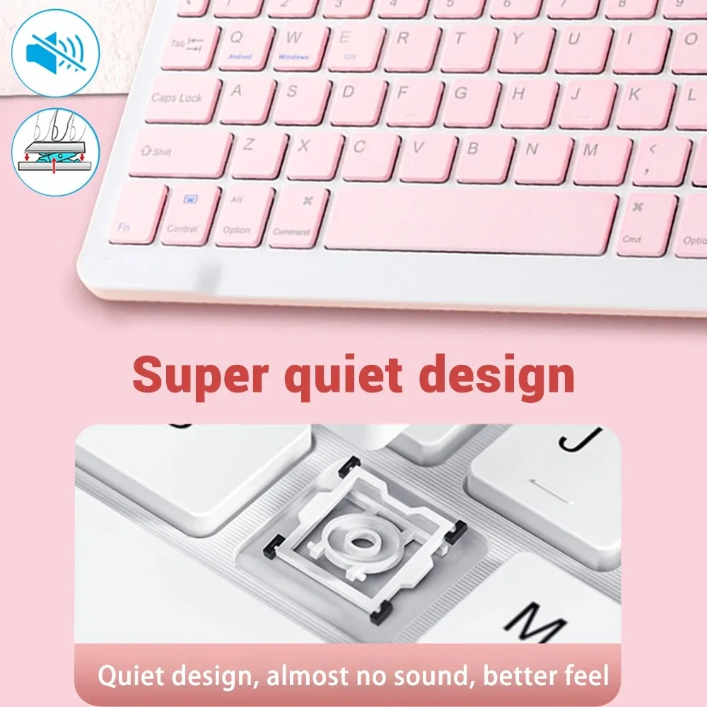Hebrew Bluetooth Keyboard 10in - đánh giá và giá Wireless Keyboard Mini