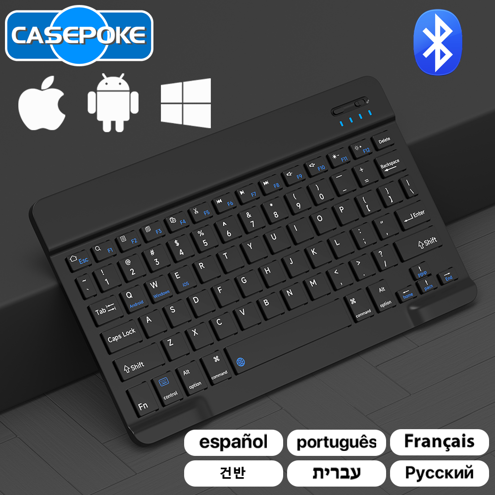 CASEPOKE For iPad Xiaomi Samsu - đánh giá và giá Wireless Keyboard Mini