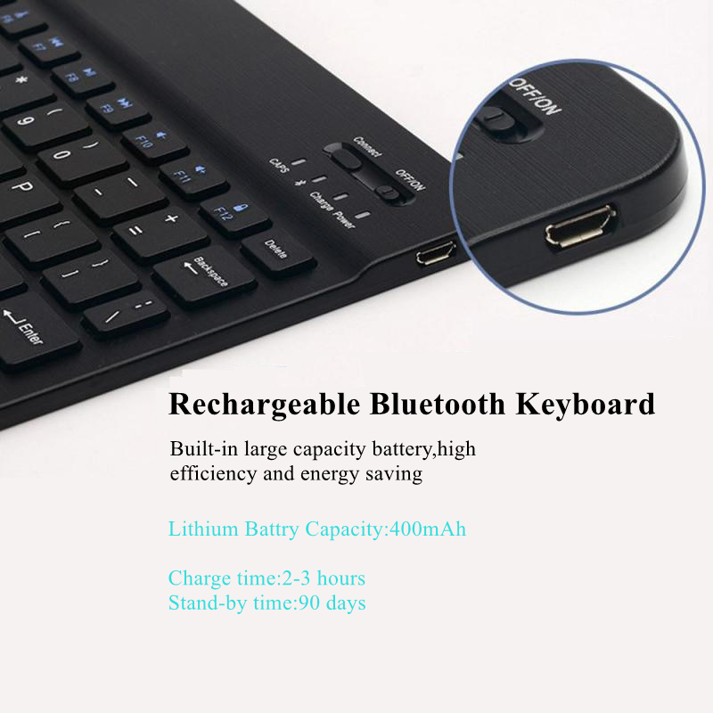 7 Colors RGB Bluetooth Keyboar - đánh giá và giá Wireless Keyboard Mini